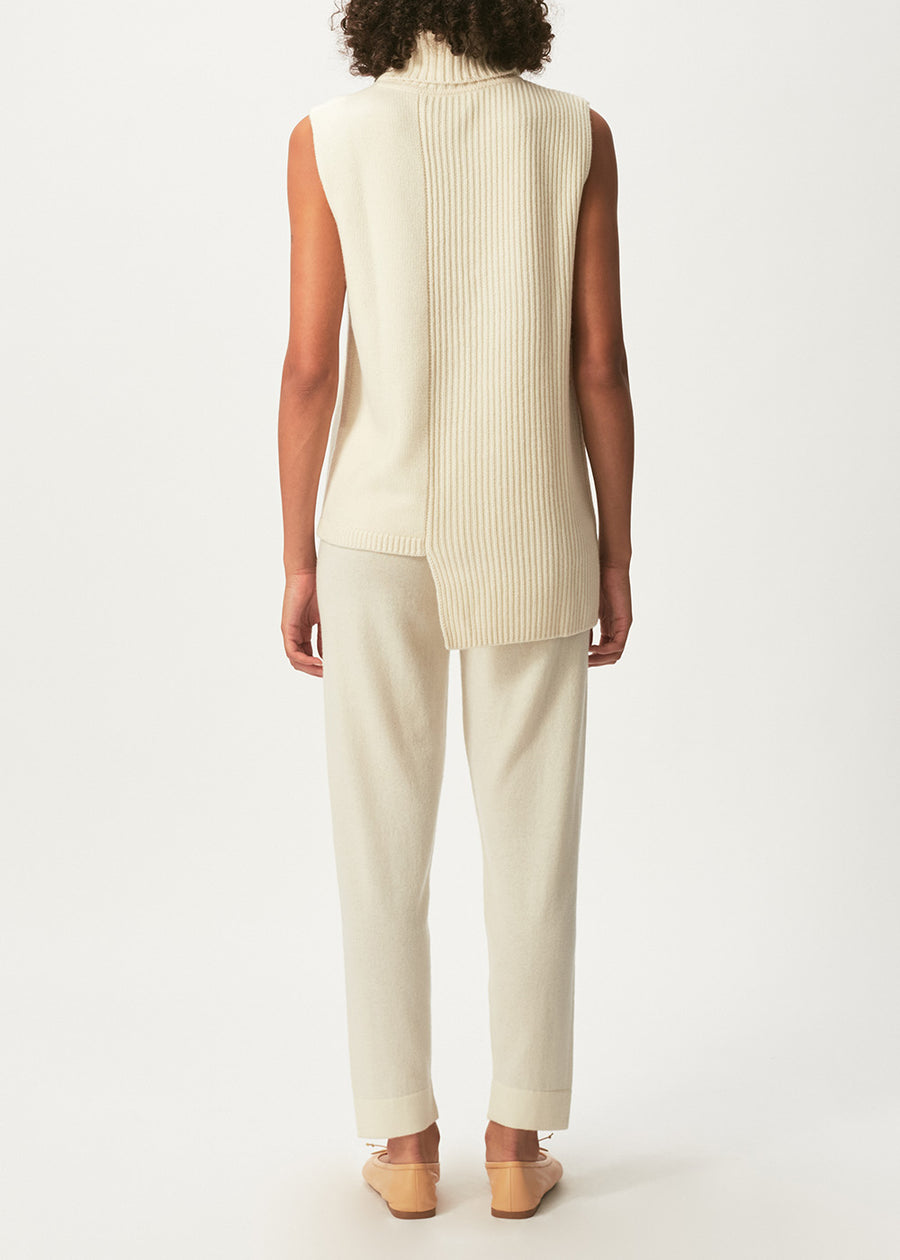 Tania Turtleneck Ribbed Vest