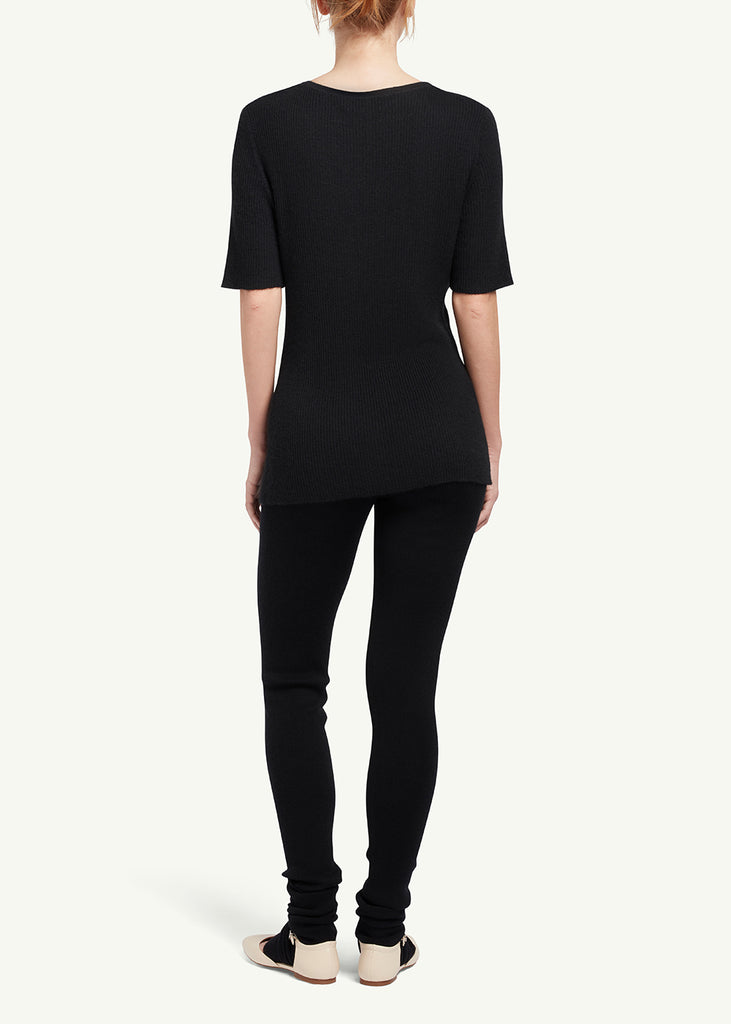 Cara Fine Knit Cashmere Tee