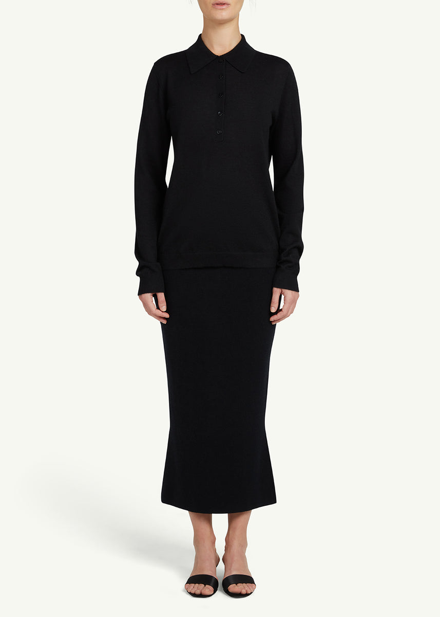 Black Polo Neck Jumper – CiL