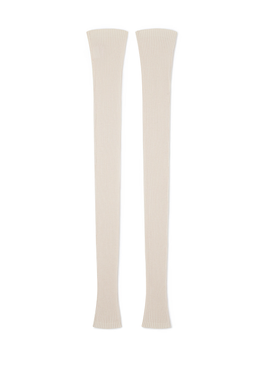 Off White Ribbed Cashmere Leg Warmer – CiL