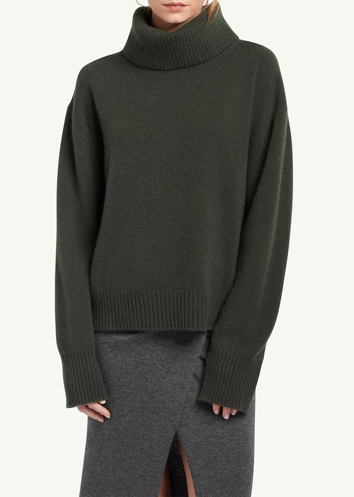 Moss Rollneck Jumper