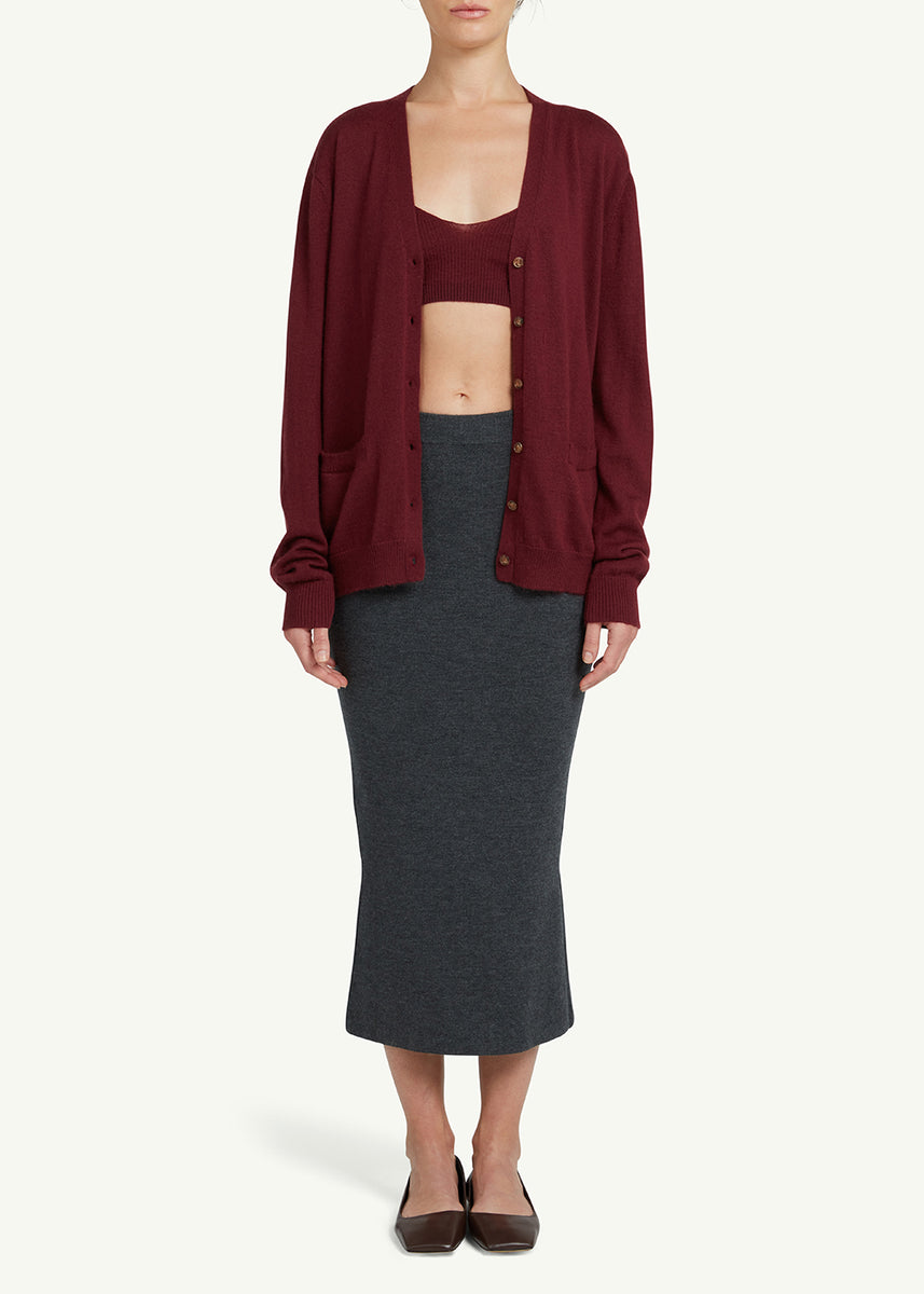 Grey Mermaid Knit Skirt – CiL