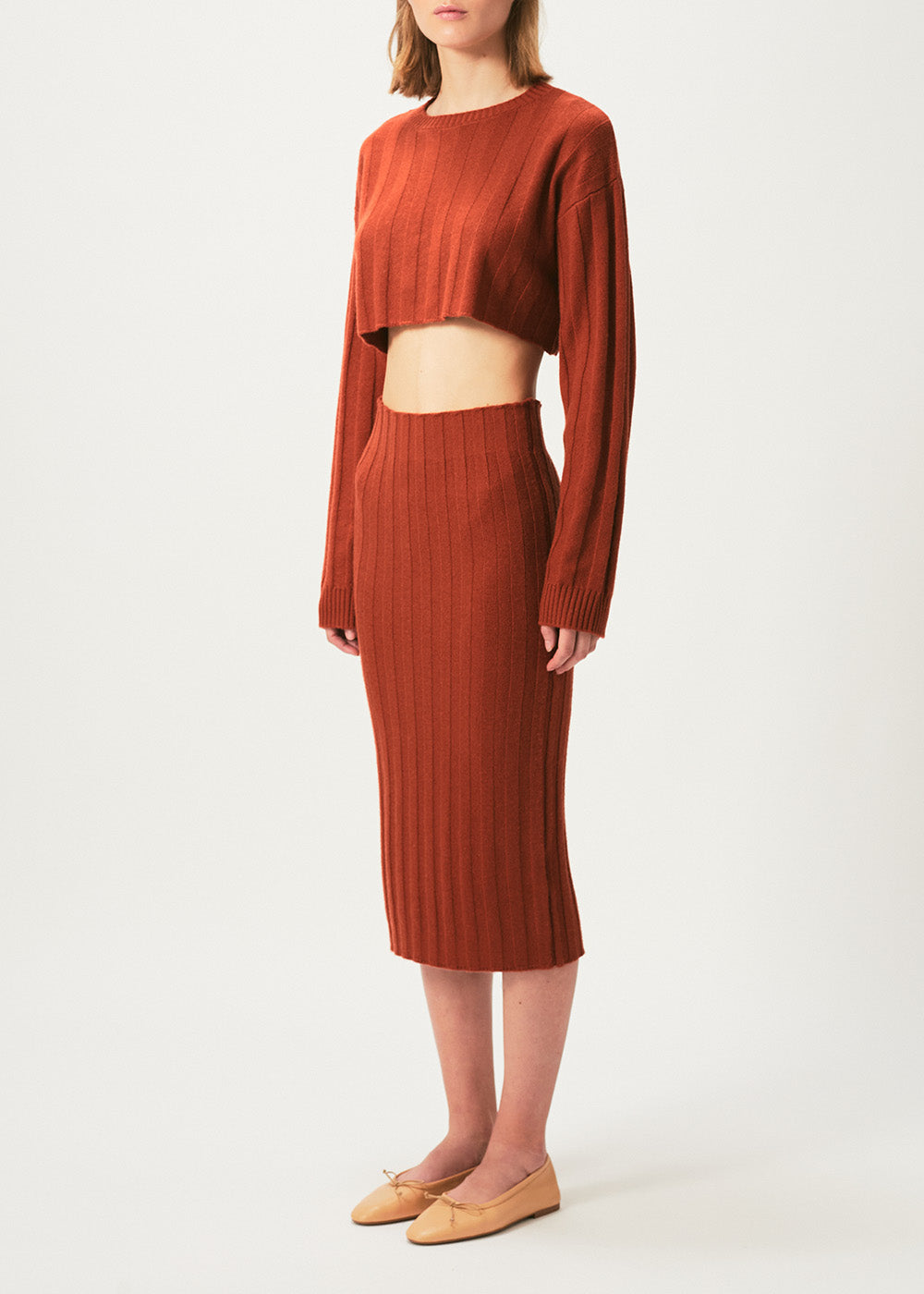 Lenny Cashmere Pencil Skirt