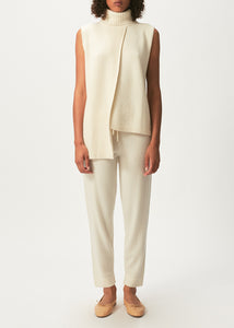 Tania Turtleneck Ribbed Vest