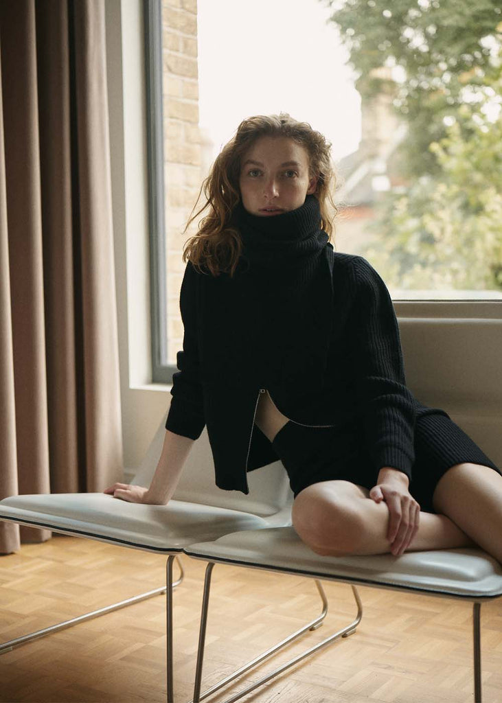 Isla Rollneck Cardigan