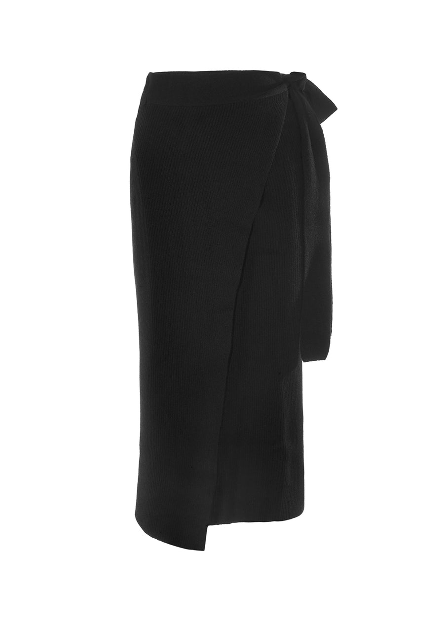 Lucy Cashmere Wrap Skirt