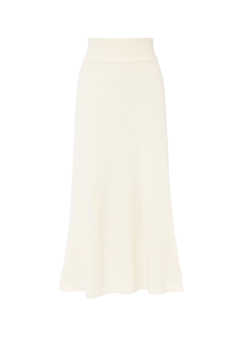 OFF WHITE CASHMERE MIDI SKIRT – CiL