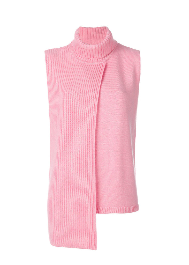 Tania Turtleneck Ribbed Vest